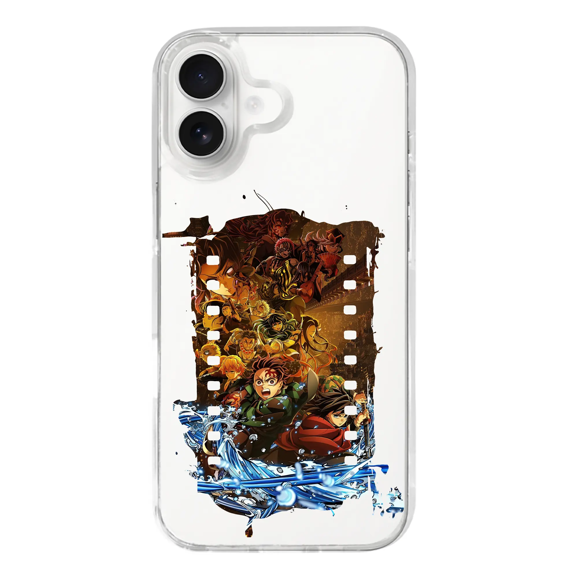 鬼滅の刃 グッズ,竈門 炭治郎 - iPhone 17シリーズ 透明スマホケース – 薄型・耐衝撃・精密フィット保護カバー